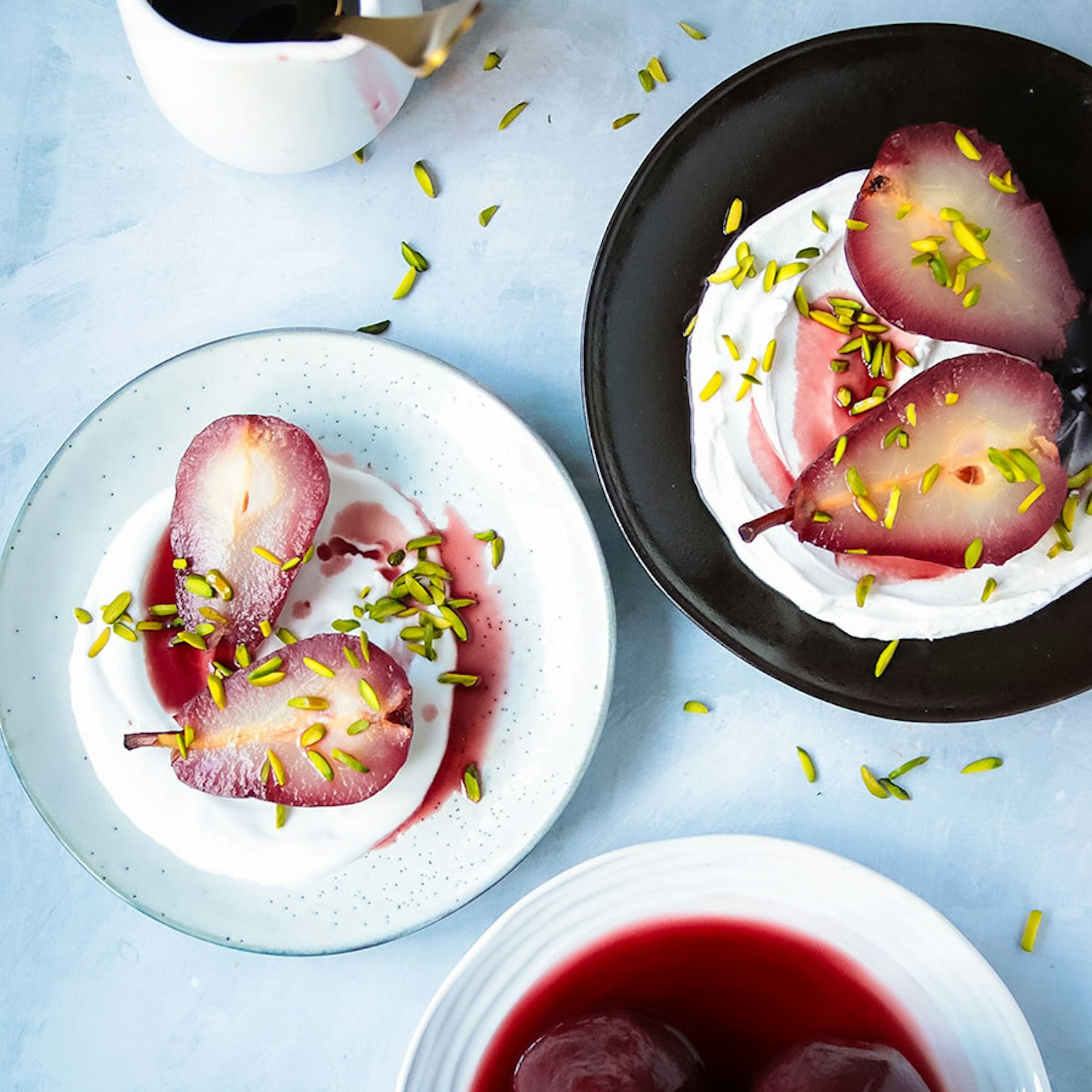 Mulled Wine Poached Pears