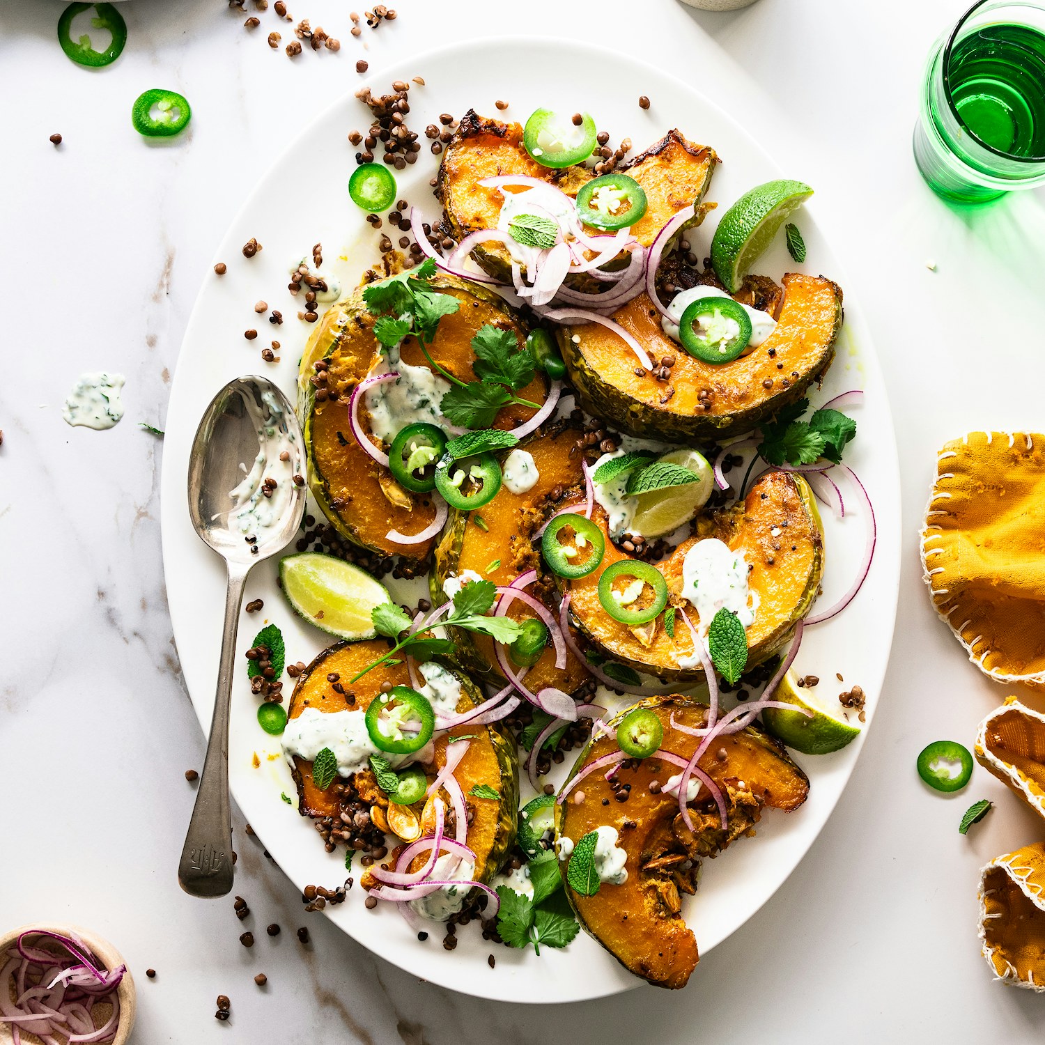 Spiced Roasted Squash