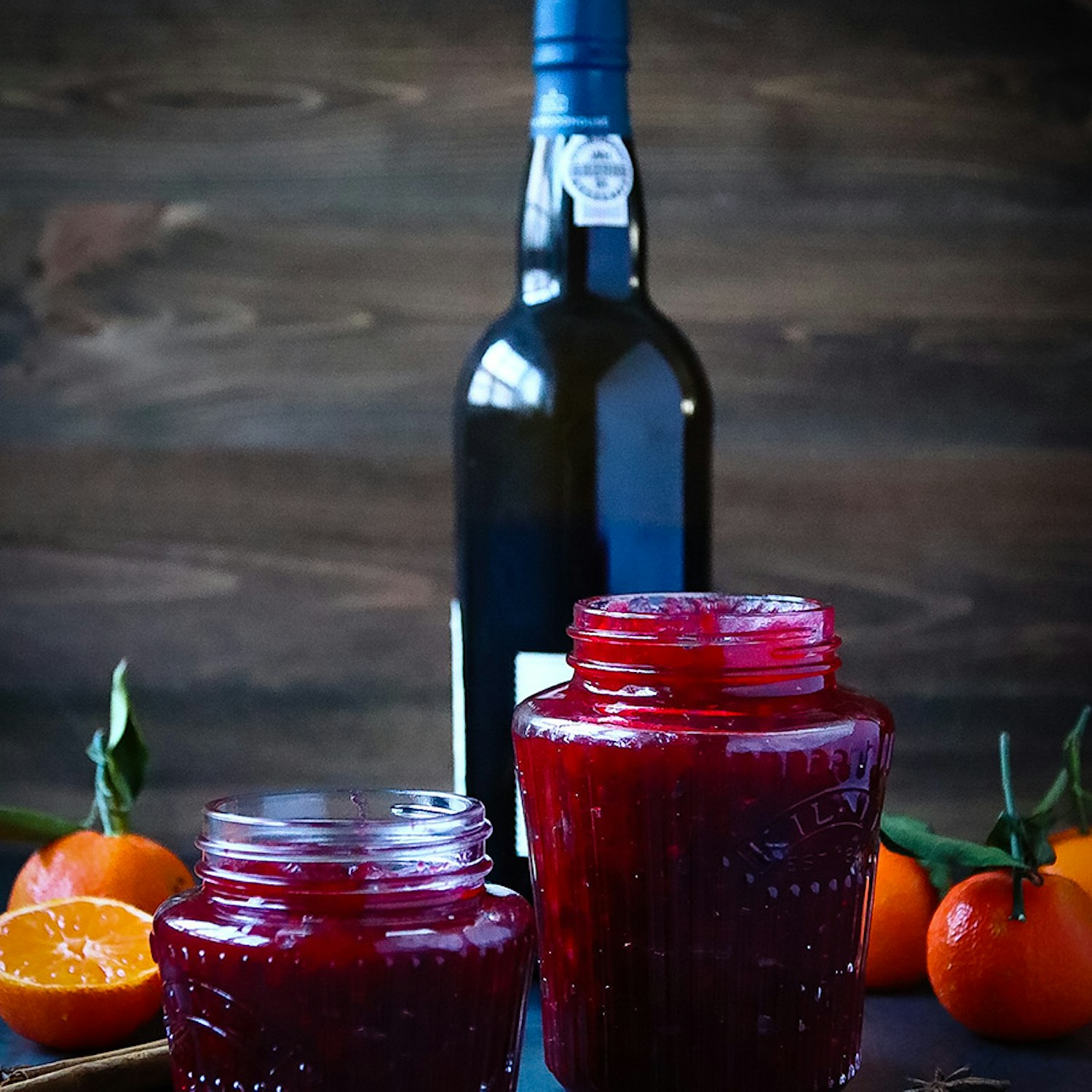 Cranberry Port and Clementine sauce
