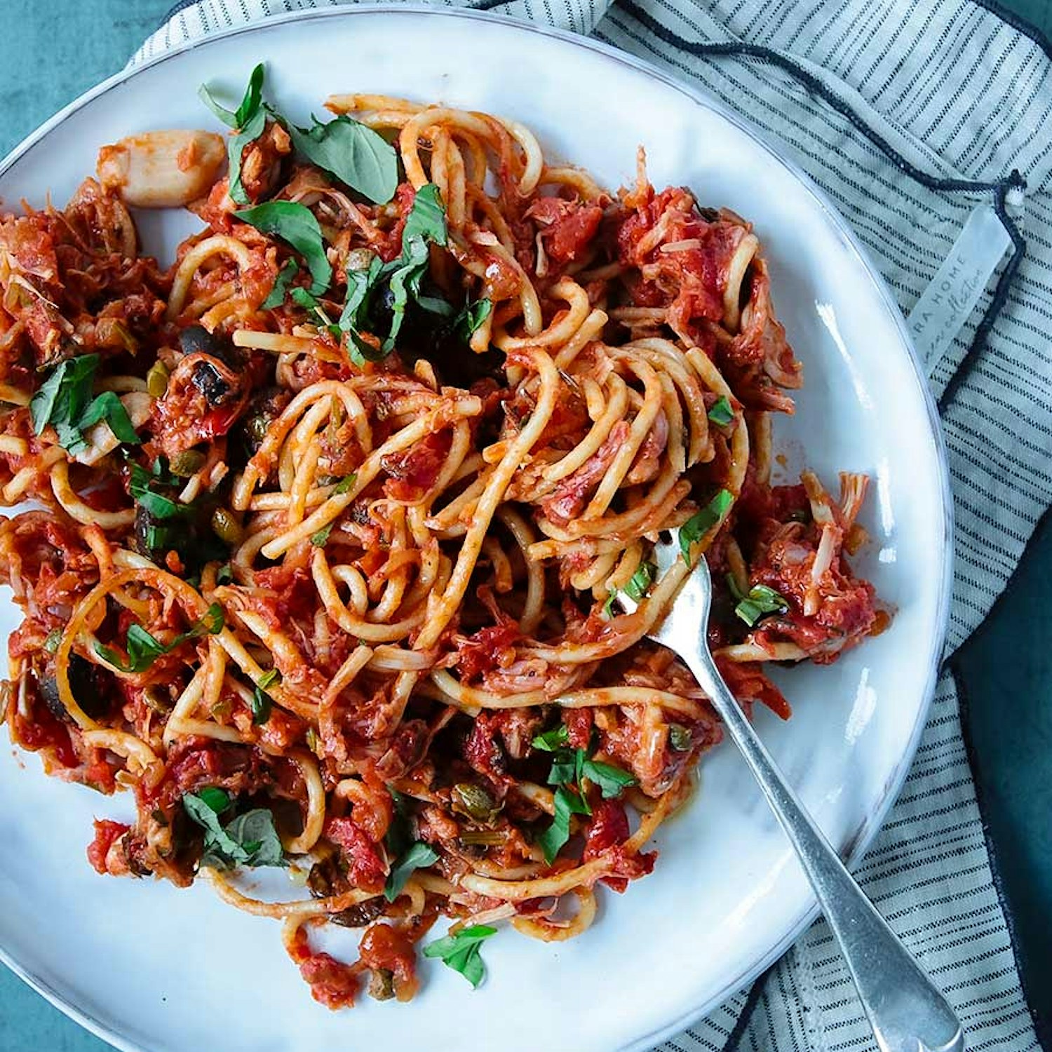 JackFruit Spaghetti Puttanesca
