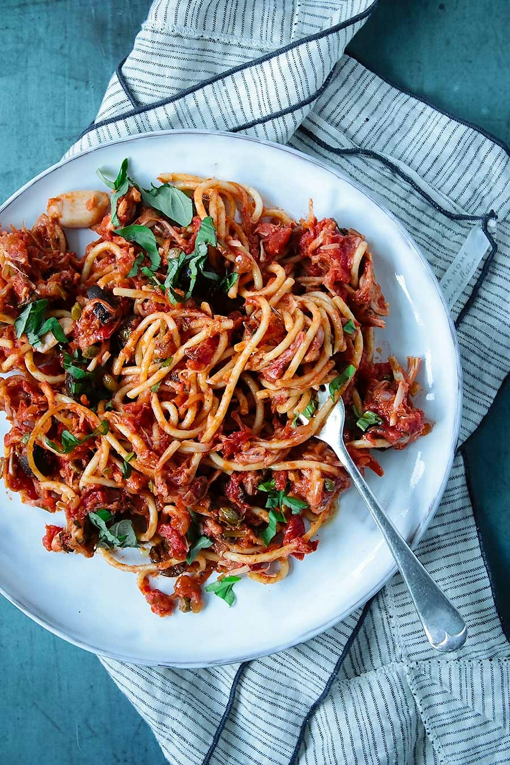 JackFruit Spaghetti Puttanesca