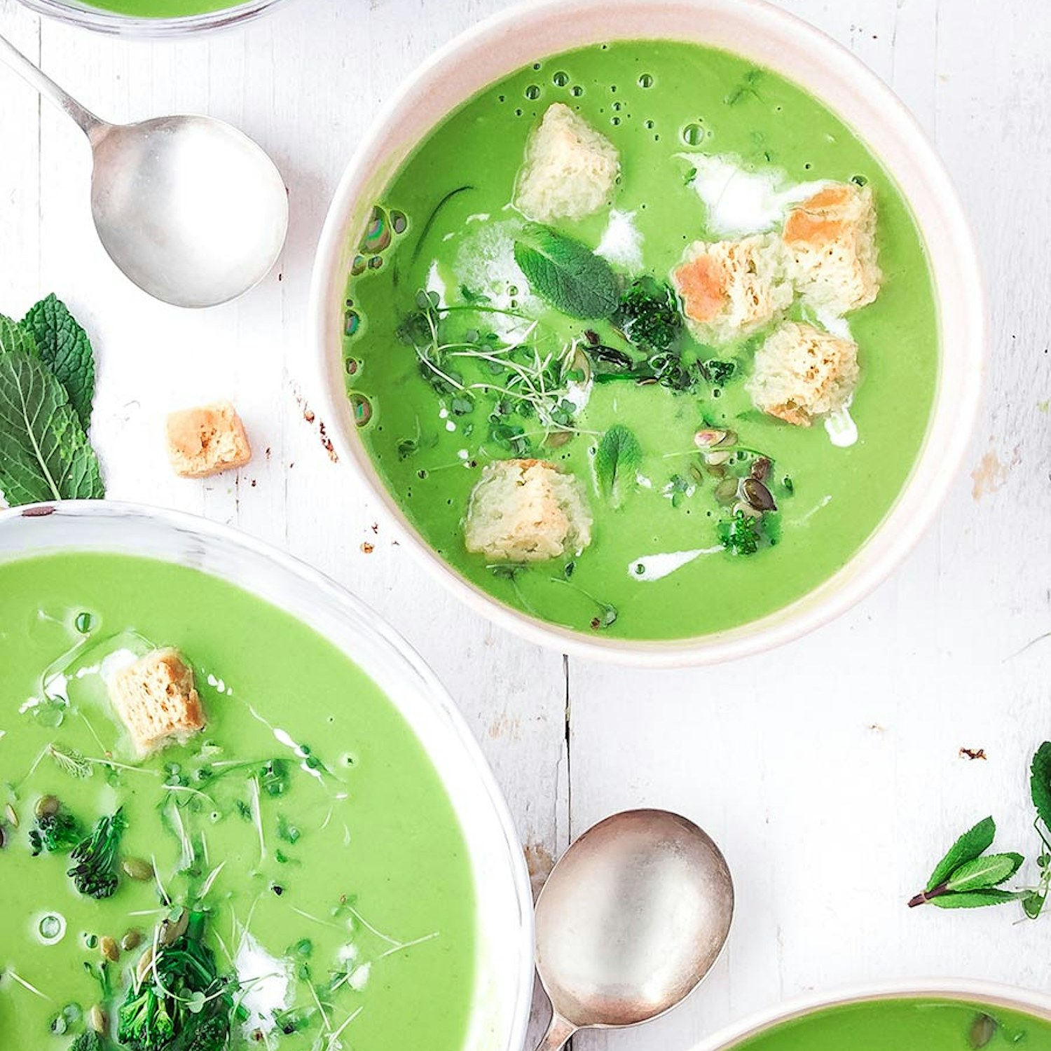 Tender Stem Broccoli Soup