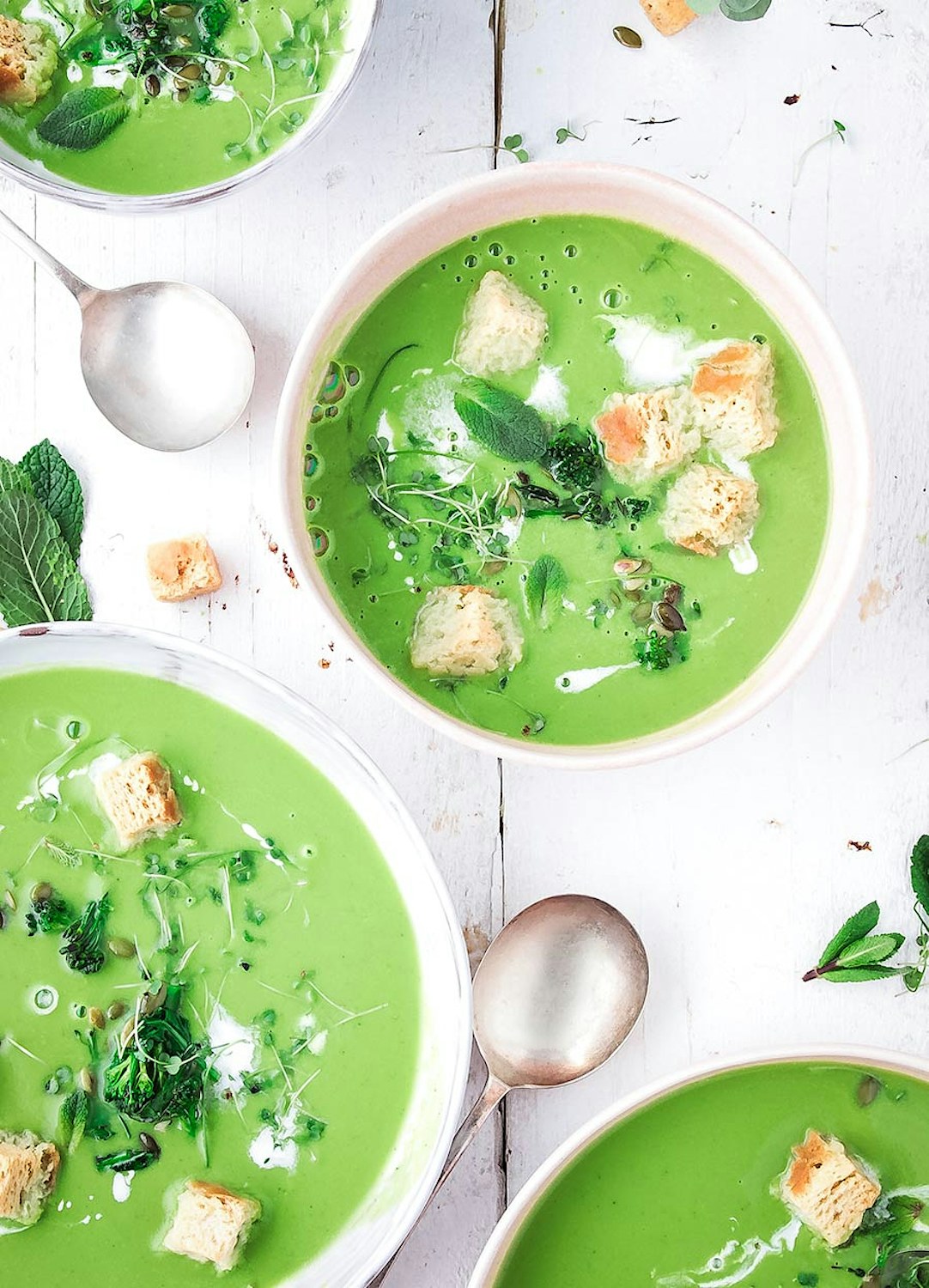 Tender Stem Broccoli Soup