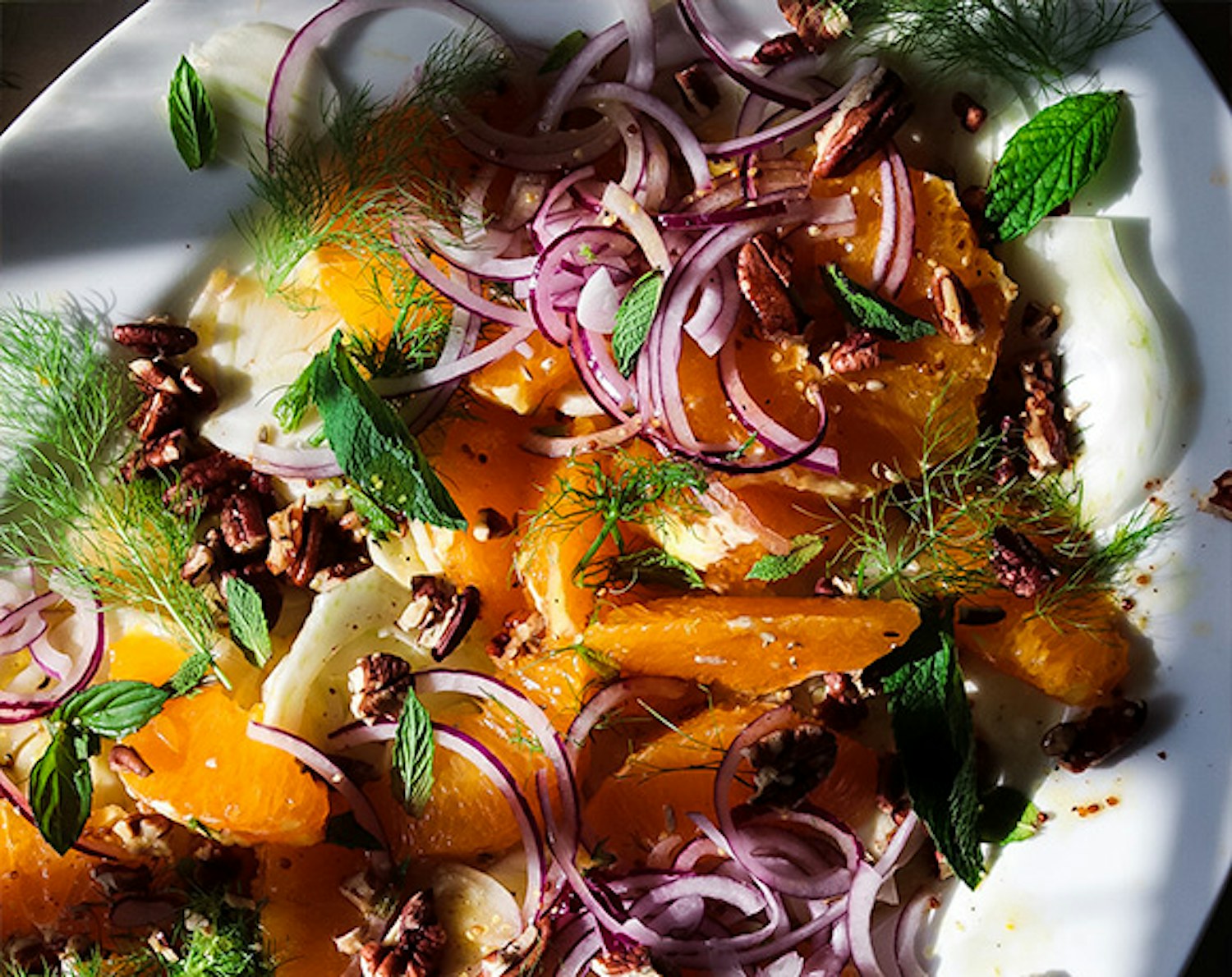 Baby gem, fennel and orange salad recipe - Recipes 